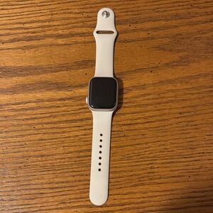 Series 7 41mm Smartwatch with sand/tan  Band cellular service capability